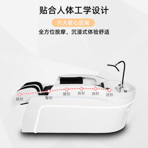 Cama de Masaje Eléctrica con Vapor y Circulación de Agua para Salón de Belleza y Peluquería, Mesa de Champú para Terapia Capilar - Product Image 3