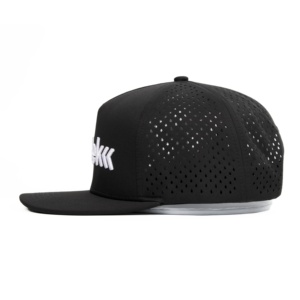 Chất lượng cao thoáng khí không thấm nước gorras tùy chỉnh thêu logo laser cắt lỗ đục lỗ Hip Hop Hat - Product Image 3
