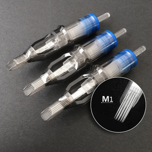 Cartuchos de Agujas para Tatuar de Fábrica al por Mayor 20Pzs 10Pzs <span class=keywords><strong>RL</strong></span> RS RM M1 F Cartucho Gris para Máquina Suministros para Tatuajes - Product Image 6