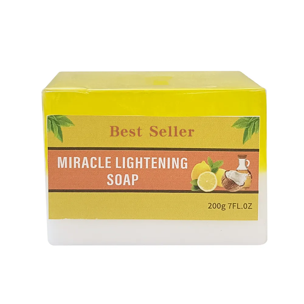 Brand custom basic cleaning and whitening natural organic handmade soap