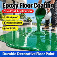Revêtement de sol époxy auto-nivelant CaiTu, imitation marbre, peinture liquide, haute dureté, certifié RoHS, pour sols domestiques