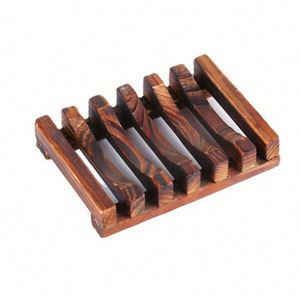 Porte-savon rectangulaire en bambou naturel, écologique, classique, en deux parties, boîte à savon en bois pour la douche - Product Image 5