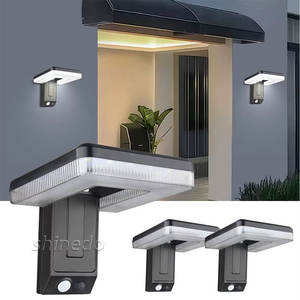 IP65 cảm biến chuyển động ráp năng lượng mặt trời ánh sáng ngoài trời Vườn nhà để xe có thể điều chỉnh ABS có thể gập lại LED năng lượng mặt trời đèn tường vườn đèn sân - Product Image 1