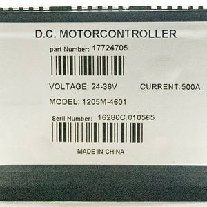 Controlador de Motor AC para Vehículos Eléctricos de Turismo 1205M-4601 24-36V 500A para Carritos de Golf, Voltaje Nominal 96V - Product Image 3
