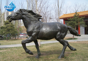 รูปปั้นรูปม้าทำจากทองสัมฤทธิ์รูปขนาดชีวิตเดินที่มีชื่อเสียง - Product Image 6