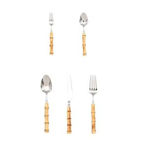 Ensemble de couverts de qualité supérieure pour table à manger, cuillère, fourchette et couteau en acier inoxydable, ensemble de couverts élégant pour la maison, la cuisine et les restaurants - Product Image 2