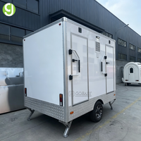 Remorque de toilettes mobiles Goeasy, unité combinée toilettes et douche pour camping