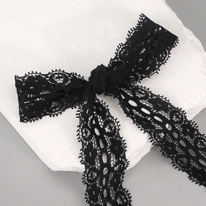 Đặc BIỆT REN ren cá tính phong cách giày vải giày da đen trắng đàn hồi - Product Image 4