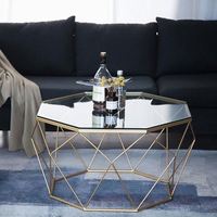 Tianyi — table basse de luxe légère et créative, style nordique, simple, en verre, moderne, pour salon, petite maison, à la mode