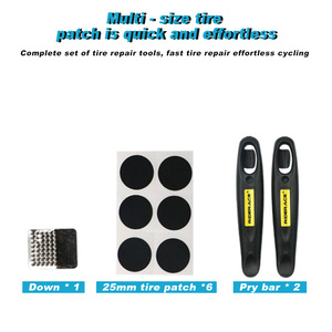 Kit d'outils de réparation de vélo RIDERACE 16 en 1 multifonction VTT outils de réparation avec sac portable ensemble d'outils de réparation de cyclisme sur route - Product Image 2