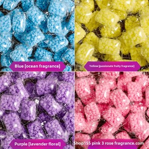 Perlas Aromatizantes para Ropa de Larga Duración, Bolas de Fragancia Sólida para Detergente de Lavandería, Uso Doméstico Desechable - Product Image 5