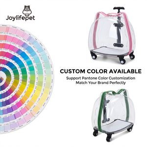 กระเป๋าเป้สะพายหลังแบบมีฟองแบบพกพาสำหรับออกนอกบ้านแมวกล่องพลาสติกใสเป็นแรงบันดาลใจให้พื้นที่แคปซูลกระเป๋าแมวสะดวกสบาย - Product Image 3