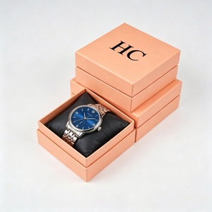 Caja de Reloj con Acabado Mate, Tapa y Base de Cartón Rígido, Logotipo Personalizado, Empaque de Lujo para Relojes de Alta Gama, Fábrica OEM - Product Image 2