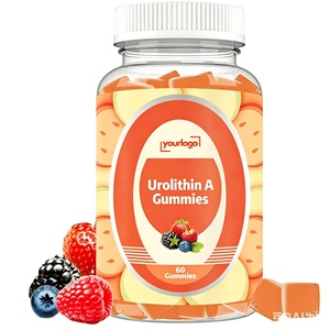 Compléments alimentaires en gommes Urolithin A pour le soutien musculaire avec 1000 mg de CoQ10 et de Resvératrol, protection antioxydante, soutien immunitaire pour les femmes - Product Image 1