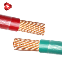 Cable Eléctrico Flexible de Cobre de un Solo Núcleo THHN THW THWN con Aislamiento de PVC para Cableado de Edificios