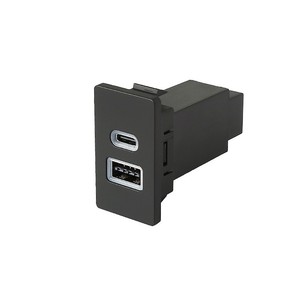 Sạc nhanh ô tô <span class=keywords><strong>USB</strong></span> QC3.0+PD 43mm*25mm dành cho Toyota LC70/76/79 - Product Image 2