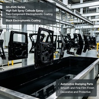 Revêtement de dépôt électrolytique cathodique bicomposant SH-450S, pâte noire pour carrosserie de véhicule et composants à structure complexe