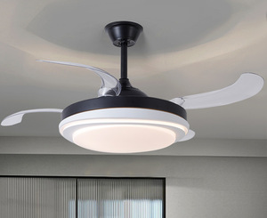 Ventilador de techo LED de 52 pulgadas y 42 pulgadas, luz negra retráctil Invisible con Control remoto USB y fuente de alimentación de Gas para uso doméstico - Product Image 4