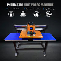 Nouvelle presse à chaud pneumatique à double station QIANDA 80x100/100x120/120x150cm pour sublimation grand format