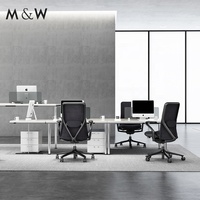 Fauteuil de bureau moderne M&W Factory Supply, inclinable, pivotant, ergonomique, avec massage, pour ordinateur, réglable, pour chef