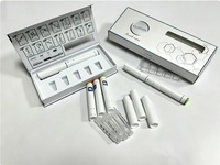 Boîte cadeau magnétique personnalisée de haute qualité avec impression couleur Pantone pour l'emballage d'un ensemble de stylos écologiques de soins personnels de 3 ml