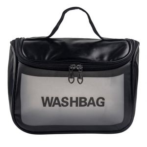 Customized Large Capacity Portable Travel Makeup Transparent Pvc Toiletry Bag for Business & Promotional <b>Gifts</b> - Product Image 2