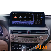 12,3 "8 + 128G Android13 Carplay incorporado coche Auto estéreo Multimedia Radio Gps reproductor de navegación para Lexus RX270 09-15 versión baja