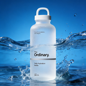 Botella de Agua de Vidrio Esmerilado Ecológica de Fábrica, 500 ml, Nueva Botella de Agua de Vidrio Portátil para Niñas, Apta para Refrigerador - Product Image 2