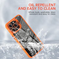 Accessoires pour téléphones portables, coque arrière en TPU souple, étanche, magnétique, antichoc, électro-plaquée pour iPhone 14/15 Pro