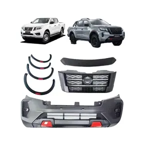 Kit de carrocería para coche, accesorios para Navara Np300 2016 2020, actualización a Np300 Frontier 2021 con bengalas de guardabarros