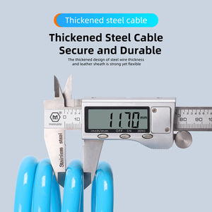 WEST BIKING Contraseña de seguridad Mini espiral de acero <span class=keywords><strong>Cable</strong></span> deporte bicicleta cerraduras 1,1 M colorido bloqueo bicicleta de montaña ciclismo bicicleta bloqueo - Product Image 6