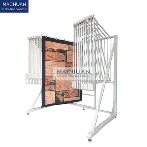 Chất Lượng Cao Cửa Hàng Bán Lẻ Kệ Trượt Gạch Hiển Thị Giá Gốm Kim Loại Gạch Đứng Cho Showroom - Product Image 6