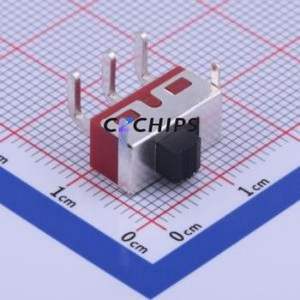 SS-12D11G3R Slide Switch Through hole Component (THT) Switch Single Pole Double Throw Rectangle Pin Header PC Pin 13.5mm - Product Image 1