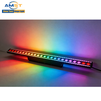 Lampu Sorot Dinding LED RGBW 4in1 24x8W Terbaru, DMX512, Aktif dengan Suara, untuk Panggung, Acara, DJ, Klub, Pencahayaan Teater