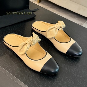 Envío Directo, Zapatos Planos Mary Jane de Piel de Becerro Genuina de Primera Calidad, Diseño de Lujo para Mujer, Venta al Por Mayor de Fábrica - Product Image 6