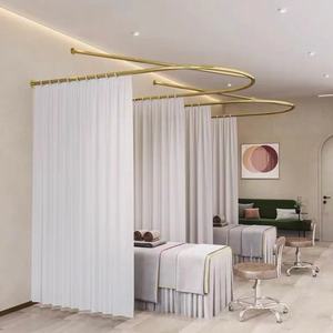Cortina de Aislamiento en Forma de U de Hierro para Salón de Belleza, Diseño de Cortina para Salón, Venta Directa de Fábrica de la Mejor Calidad, Gran Venta en China - Product Image 1