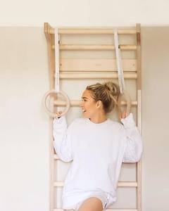 LM harga penjualan pabrik pemanjat dinding kayu Swedia untuk anak dewasa penggunaan latihan dalam ruangan tempat bermain - Product Image 3