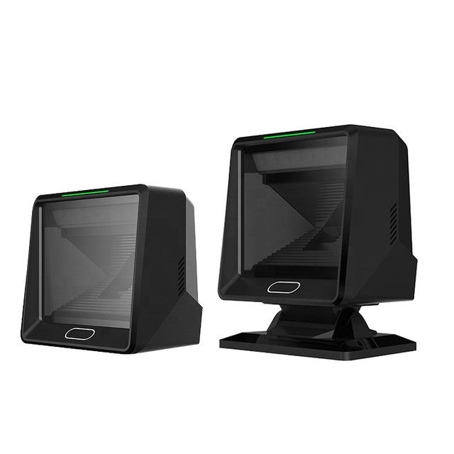 Automatic Omnidirectional Desktop Hands-Free USB 1D 2D Wired Barcode Scanner for Warehouse Supermarket Retail Store Pos System