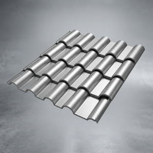 Système de mur-rideau en tuiles de style chinois traditionnel, panneaux de toiture gris foncé pour la construction de temples et de halls - Product Image 5