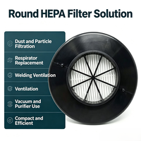 Respirateur purificateur d'air motorisé PAPR [Filtre HEPA en fibre de verre compatible SSP80PAPR pour casque de soudage METEX PAPR SUPER850]