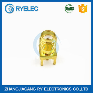 Hot Sale Factory Customizmale Connectorle Adapter SMA Jack (female Brass Male to Female ROHS Gold-plated Brass 50 Ohm 1.5 - Product Image 2