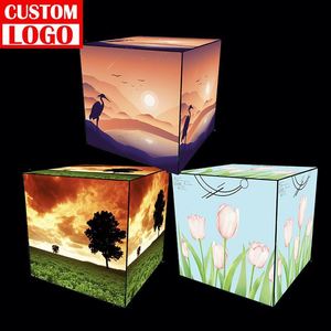 <b>Advertising</b> Trade Show Ceiling Cube <b>Light</b> <b>Box</b> High Transparency <b>Advertising</b> Led Cube <b>Light</b> <b>Box</b> - Product Image 1