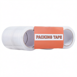 Rouleau Jumbo de ruban BOPP transparent personnalisé en acrylique, étanche, pour machine de découpe, vente en gros - Product Image 1