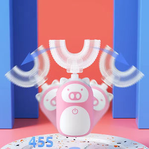 Brosse à dents électrique Sonic personnalisée pour adultes avec 3 modes de nettoyage, soins bucco-dentaires intelligents, design en forme de U, poils doux - Product Image 2