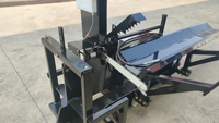 Procesador de Leña Industrial de 30T con Cuña de 6 Vías para Uso Doméstico, Equipo de Corte de Madera de Alta Velocidad, Accesorio para Minicargadora