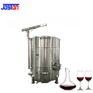 JOSTON 5000L Réservoir à toit flottant en acier inoxydable Navire à couvercle mobile Usine de fabrication à usage domestique Grand roulement de stockage de cidre de vin - Product Image 1