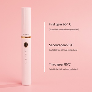 Nuevo cepillo para pestañas con calor 360 °   Rizador de Pestañas Recargable de Calentamiento Rápido Tipo Varita con 3 Temperaturas - Product Image 3