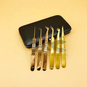 ใหม่แหนบขนตาปลอมสีทองกุหลาบสีทองพิมพ์ลายหัวใจอย่างยั่งยืนใช้ต่อขนตาเพิ่มวอลลุ่มสามารถกำหนดโลโก้ได้เอง - Product Image 4