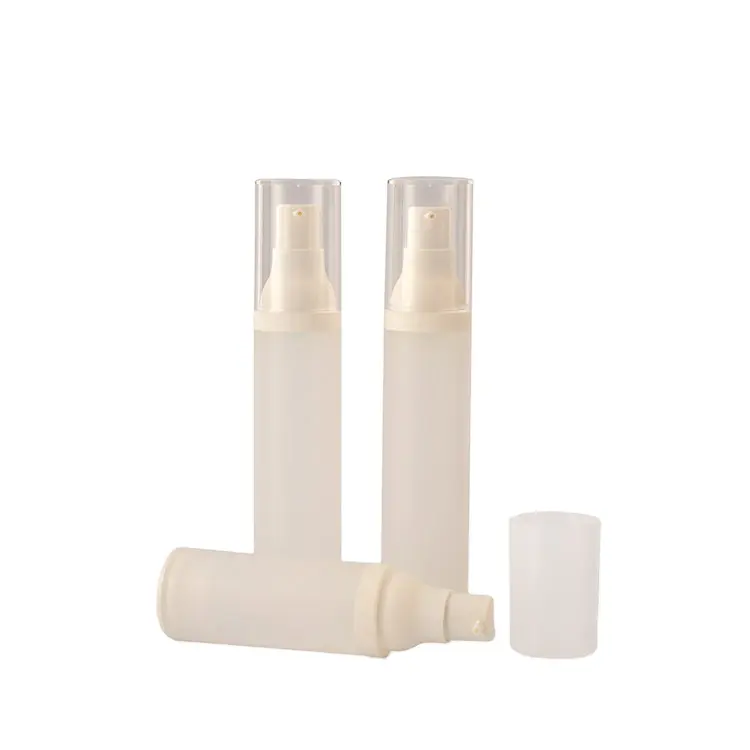 Eco-Vriendelijke 30Ml 50Ml Pp Airless Huidverzorgingscrème, Huidverzorgingscrème Plastic Persoonlijke Verzorging