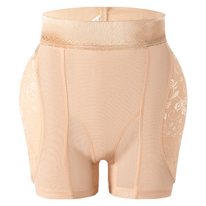 Shorty sculptant rembourré pour <span class=keywords><strong>femme</strong></span>, rehausseur de fesses et de hanches, effet ventre plat, sous-vêtement, corset amincissant - Product Image 4